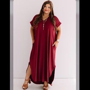 Impressions Boutique “Just My Type T-Shirt Maxi Dress” XL